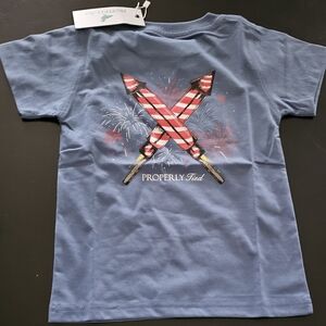 New Kids Blue Fireworks T-Shirt Kids